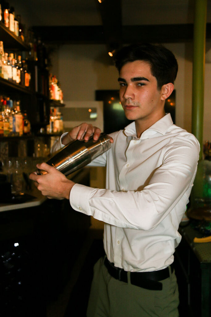 Zach Moreno Chartreuse bartender